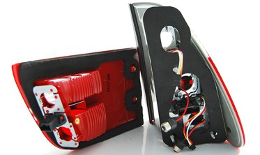 Led ліхтарі задні (стопи тюнінг) BMW X5 E53 red white фото