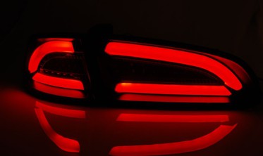Тюнинговые задние стопы диодные (фонари) Seat Ibiza 3 6L red smoke фото