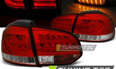 Тюнинговая led оптика задняя VOLKSWAGEN GOLF 6 фото