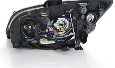 Фари тюнінгові передні FORD FOCUS МК2 2004-2008 з кільцями фото