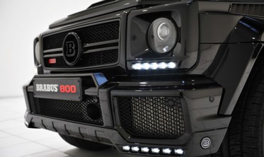Рамки фар с DRL Mercedes G W461/463 (в стиле Brabus) фото
