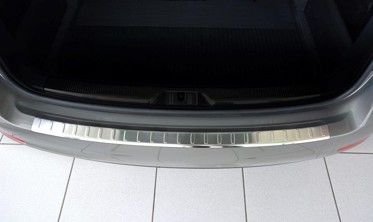 Накладка на бампер із загинами Skoda Superb II FL Kombi фото