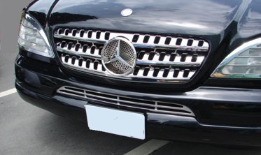 Решетка радиатора Mercedes W163 ML хром фото