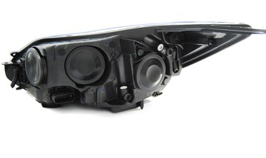 Линзованные передние фари с диодами FORD FOCUS 3 дорестайл фото