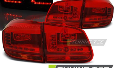 Червоні задні діодні ліхтарі VOLKSWAGEN TIGUAN рестайл фото
