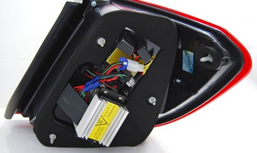 Ліхтарі LED BAR задні MERCEDES C W204 kombi 2007-2010 фото