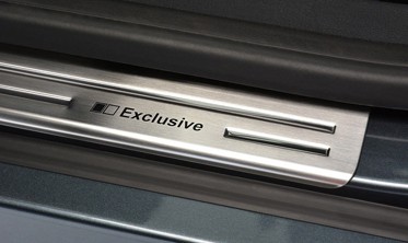 Накладки на пороги из нержавеющей стали Skoda Yeti  фото