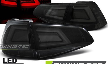 Черные led фонари задние VOLKSWAGEN GOLF 7 фото