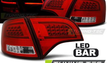 Led ліхтарі задні червоно-білі AUDI A4 B7 Avant фото