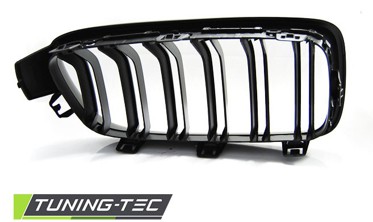 Решетка (ноздри) BMW F30/F31 стиль М3 матовая двойные ребра фото