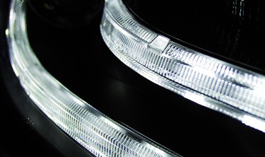 Черные передние фары AUDI A4 B8 дорестайл (под заводс. ксенон) фото