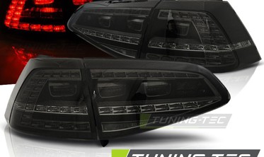 Тонированные фонари задние с диодами VOLKSWAGEN GOLF 7 стиль GTI фото