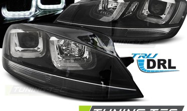 Фары передние тюнинг VOLKSWAGEN GOLF VII BLACK LINE фото