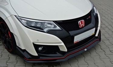 Диффузор переднего бампера Honda Civic IX версия Type R вер. 2 фото