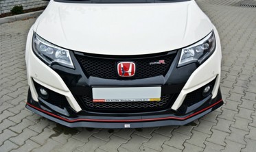 Диффузор переднего бампера Honda Civic IX версия Type R вер. 2 фото