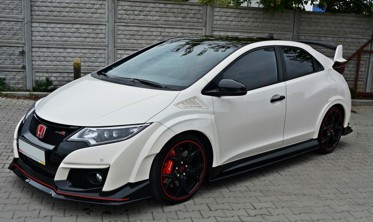 Диффузор переднего бампера Honda Civic IX версия Type R вер. 2 фото