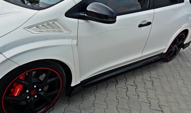 Накладки на пороги Honda Civic IX Type R фото