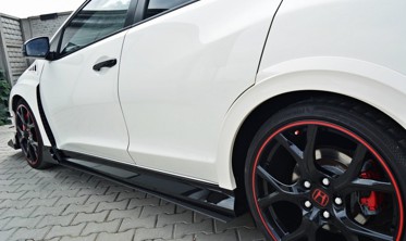 Накладки на пороги Honda Civic IX Type R фото