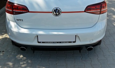 Диффузор заднего бампера Volkswagen Golf mk7 GTI фото
