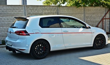 Диффузор заднего бампера Volkswagen Golf mk7 GTI фото