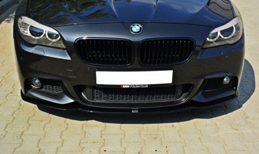 Накладка переднего бампера BMW 5 F10/F11 M-Pack вер.2 фото
