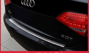 Накладка на бампер із загином AUDI A4 B8 (2008-...) фото