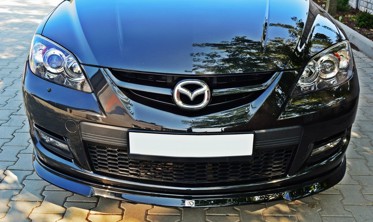 Диффузор переднего бампера Mazda 3 версия MPS MK1 (дорест.) фото