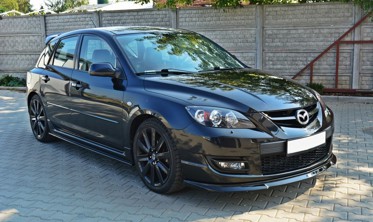 Диффузор переднего бампера Mazda 3 версия MPS MK1 (дорест.) фото