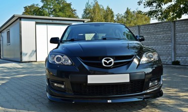 Диффузор переднего бампера Mazda 3 версия MPS MK1 (дорест.) фото