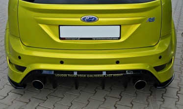 Тюнинговые накладки на задний бампер Ford Focus RS MK2 фото