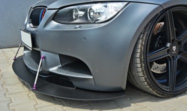 Дифузор переднього бампера Racing BMW M3 E92/E93 (дорест.) фото
