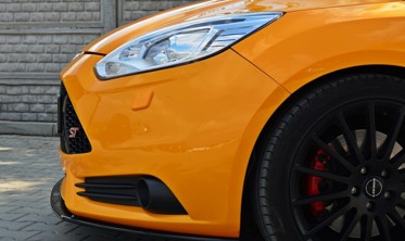 Передняя накладка бампера Ford Focus mk3 версия ST дорест. фото