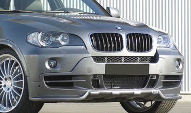 Накладка переднего бампера BMW X5 E70 в стиле Hamann фото