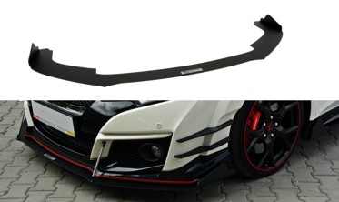 Диффузор переднего бампера Honda Civic IX Type R (вер.2) фото
