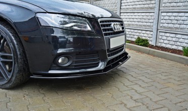 Спойлер переднього бампера Audi A4 B8 дорестайл вер. 2 фото