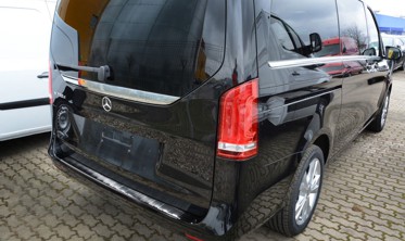 Накладка на задний бампер Mercedes W447 klasa V, Vito III черная (графит) фото