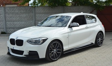 Тюнинговый диффузор переднего бампера BMW 1 F20/F21 M-Power (дорест.)  фото