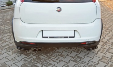 Бічні накладки на задній бампер Fiat Grande Punto Abarth фото