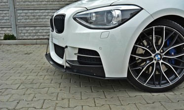 Racing диффузор переднего бампера BMW 1 F20/F21 M-Power (дорест.) фото