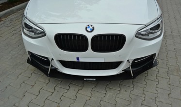 Racing диффузор переднего бампера BMW 1 F20/F21 M-Power (дорест.) фото