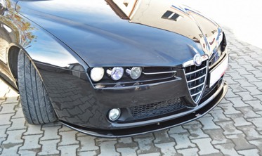 Тюнінгова накладка під передній бампер Alfa Romeo 159 фото