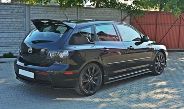 Накладки на задний бампер Mazda 3 MPS MK1 (дорест.) фото