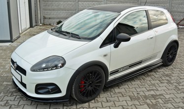 Тюнинговые накладки боковых порогов Fiat Grande Punto Abarth фото
