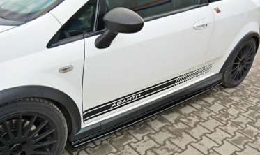 Тюнинговые накладки боковых порогов Fiat Grande Punto Abarth фото