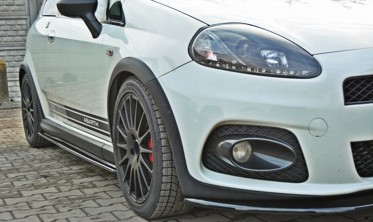 Тюнинговые накладки боковых порогов Fiat Grande Punto Abarth фото