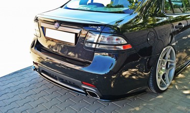 Центральная накладка на задний бампер Saab 9-3 Turbo X фото