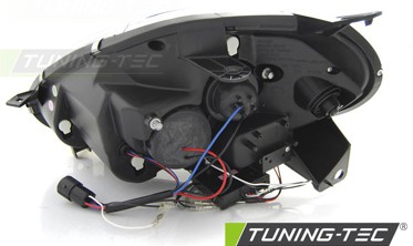 Чорні фари передні FIAT PUNTO EVO з ДХО фото