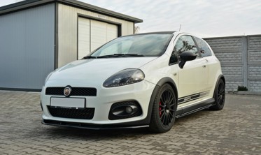 Передня накладка під бампер Fiat Grande Punto Abarth фото