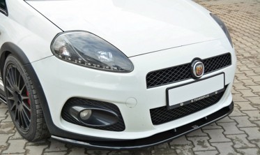 Передня накладка під бампер Fiat Grande Punto Abarth фото