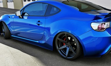 Тюнинговые диффузоры под пороги Toyota GT86 фото